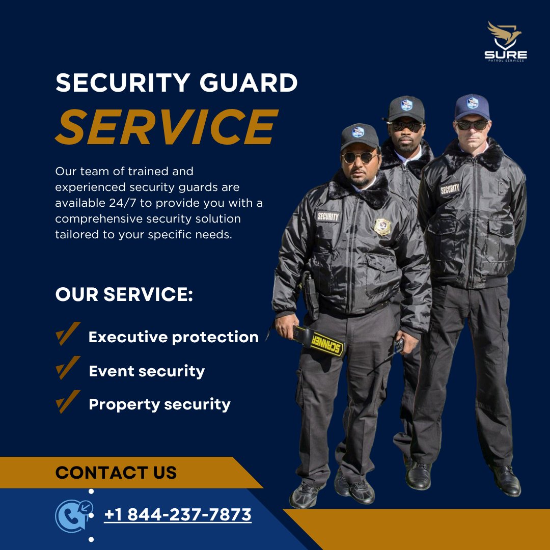 SurePatrols's tweet photo. Los Angeles security done right.
✔️ Executive protection
✔️ Event security
✔️ Property security
24/7 coverage by trained security guards.
📞 844-237-7873
#SecurityGuard #EventSecurity #ExecutiveProtection #SurePatrol #SecurityServices https://t.co/Nqi2qcV8eO