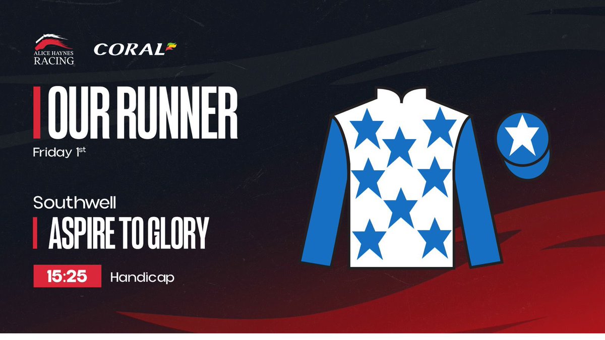 One runner today 🤞🏼

#AHTeam