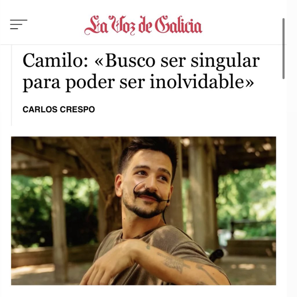 Ni una salida de tono, ni un alarde innecesario, cero ostentación y siempre un agradecimiento y una sonrisa. A pesar de su condición de estrella planetaria, <a href="/CamiloMusica/">Camilo</a> se refugia del bullicio que le rodea en su condición de padre. ➡️ lavozdegalicia.es/noticia/fugas/… <a href="/lavozdegalicia/">La Voz de Galicia</a>