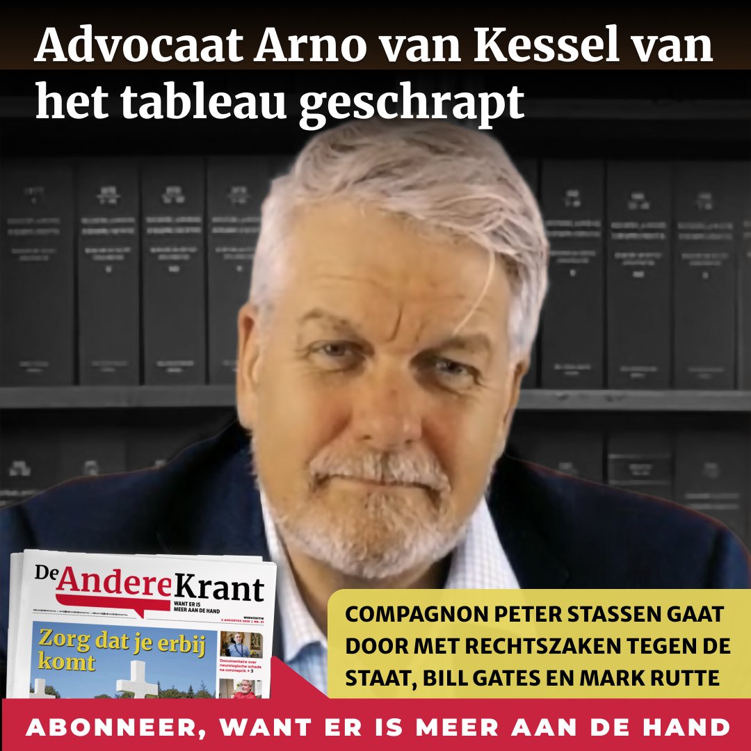 Terwijl Arno van Kessel vastzit in de extra beveiligde inrichting Vught, heeft de tuchtrechter van de Raad van Discipline de advocaat uit Leeuwarden van het tableau geschrapt. Dat betekent dat de pleiter zich geen advocaat meer mag noemen. Van Kessel, die dertig dagen de tijd