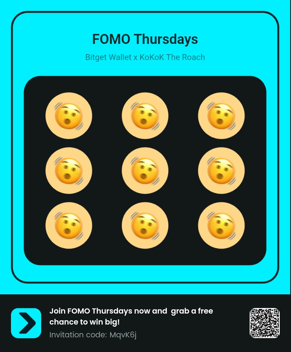 Join FOMO Thursdays now and  grab a free chance to win big! <a href="/BitgetWallet/">Bitget Wallet 🩵</a> #FOMOThursdays
newshare.bwb.global/en/fomoThursda…