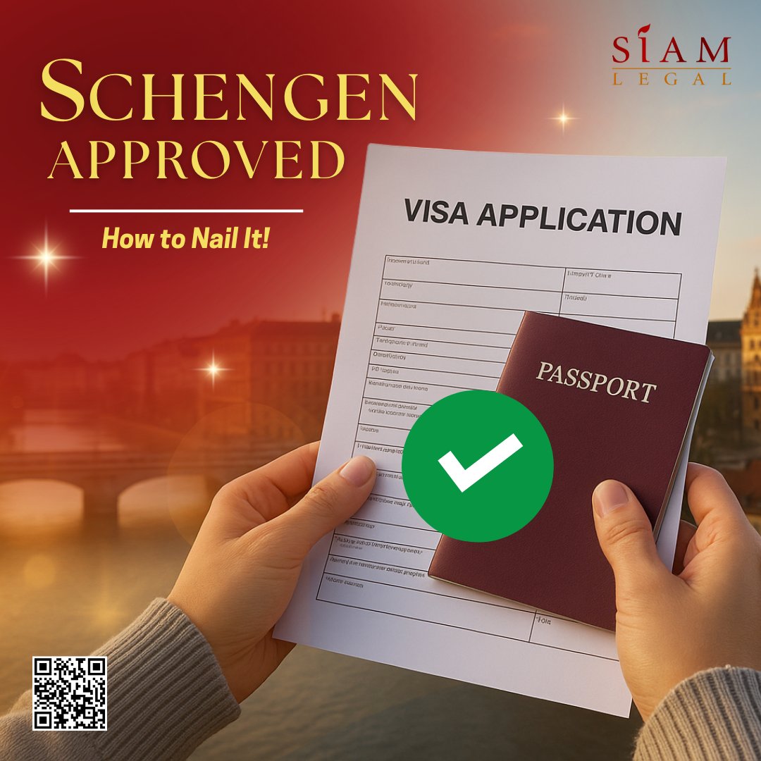 SiamLegal's tweet image. Applying for a 𝐒𝐜𝐡𝐞𝐧𝐠𝐞𝐧 𝐕𝐢𝐬𝐚? Make sure your application is 100% accurate, complete, and consistent, even the smallest mistake can result in rejection. (1)

#SchengenVisa #TravelToEurope #VisaApplicationTips #VisaSupport #SiamLegal