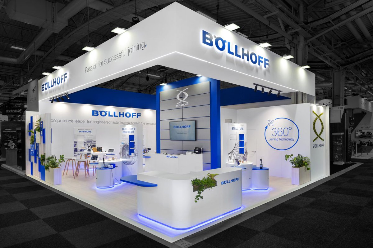 R2Stand_Event's tweet image. À l’occasion du @salondubourget, Böllhoff confie pour la première fois la réalisation de son stand à R2 Stand &amp;amp; Event, donnant naissance à un espace de 80 m² alliant design épuré, impact visuel et fonctionnalité optimale.

#ParisAirShow #SalonDuBourget