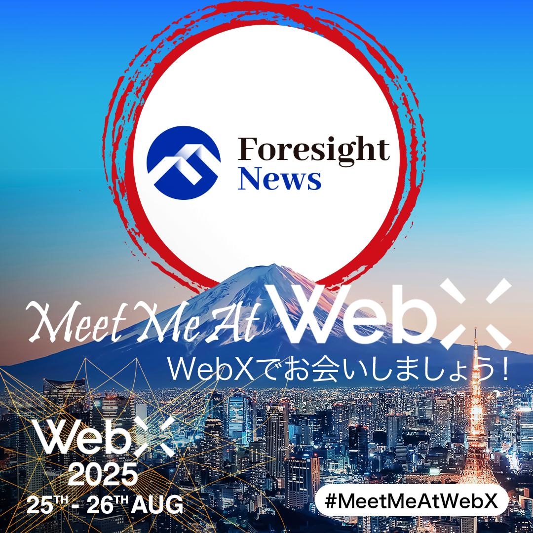 Foresight News EN (@foresightnewsen) on Twitter photo ❤️Thrilled to be an official partner of WebX2025 <a href="/WebX_Asia/">WebX 2025 (Aug 25-26)</a> ! Looking forward to seeing you in Japan on August 25-26.😄
#MeetMeAtWebX #WebX2025 ❤️Thrilled to be an official partner of WebX2025 <a href="/WebX_Asia/">WebX 2025 (Aug 25-26)</a> ! Looking forward to seeing you in Japan on August 25-26.😄
#MeetMeAtWebX #WebX2025