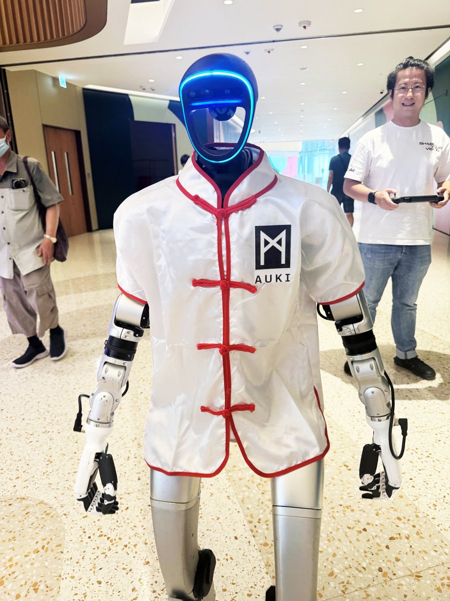 Took a half day off from work today to practice kung fu at this AI summer camp. Got a cool shirt out of it!