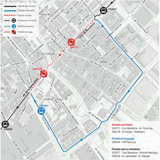 02/08 - Viladecans: M5 Desviament provisional a la carretera de Barcelona afectant parades: 
🚏❌104771 i 106178

Més info: shorturl.at/Z8Gr3
 
<a href="/Inciden_Mob_AMB/">Mobilitat_AMB: Informació Incidències Transport</a> <a href="/ViladecansTweet/">AjuntamentViladecans</a>