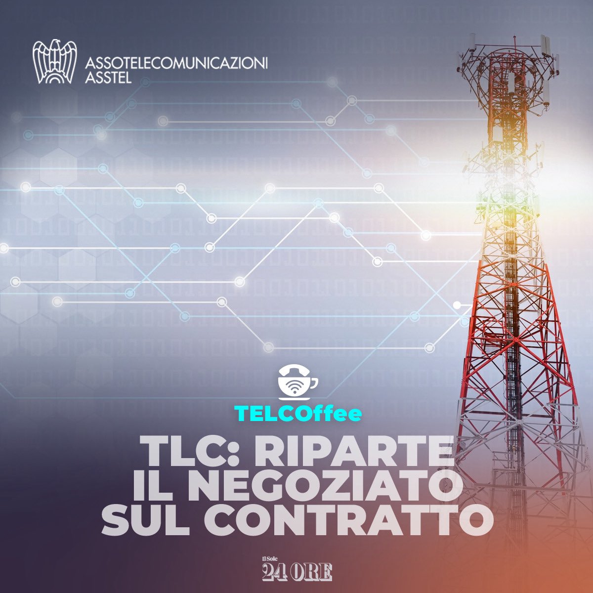 Assotelecomunicazioni (@asstel_it) on Twitter photo Tra le notizie #Telcoffee <a href="/sole24ore/">IlSole24ORE</a>👇🏻
Riparte il negoziato di trasformazione per il rinnovo del CCNL #Tlc.
Con i sindacali, un confronto su classificazione, formazione e lavoro agile per un contratto all’altezza della transizione digitale. Nel nel solco del #ManifestoDigitale. Tra le notizie #Telcoffee <a href="/sole24ore/">IlSole24ORE</a>👇🏻
Riparte il negoziato di trasformazione per il rinnovo del CCNL #Tlc.
Con i sindacali, un confronto su classificazione, formazione e lavoro agile per un contratto all’altezza della transizione digitale. Nel nel solco del #ManifestoDigitale.