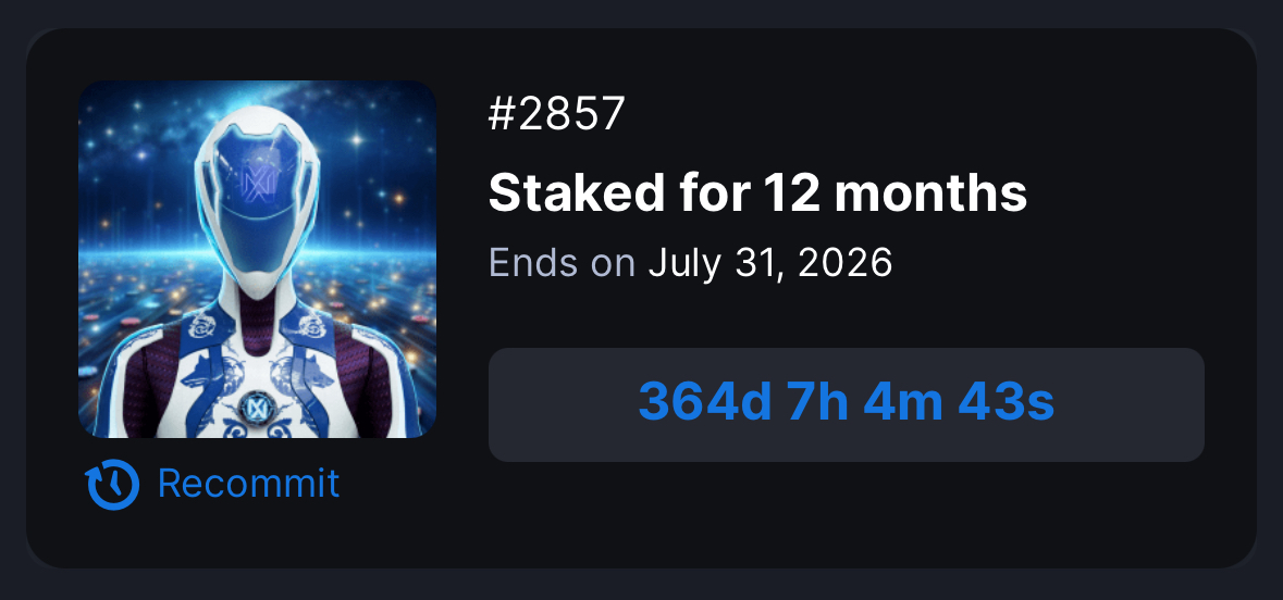 Why did I stake my <a href="/Meta_Winners/">METAWIN</a> NFT for 12 months? 🤔

▪️ I'm a true MetaWinner.
▪️ I believe in Metawin and their vision.
▪️ I’m unlocking special rewards and raffles ONLY for stakers.
▪️ I support the Metawin community.

🔥 While holding my NFT, I’ve joined multiple raffles