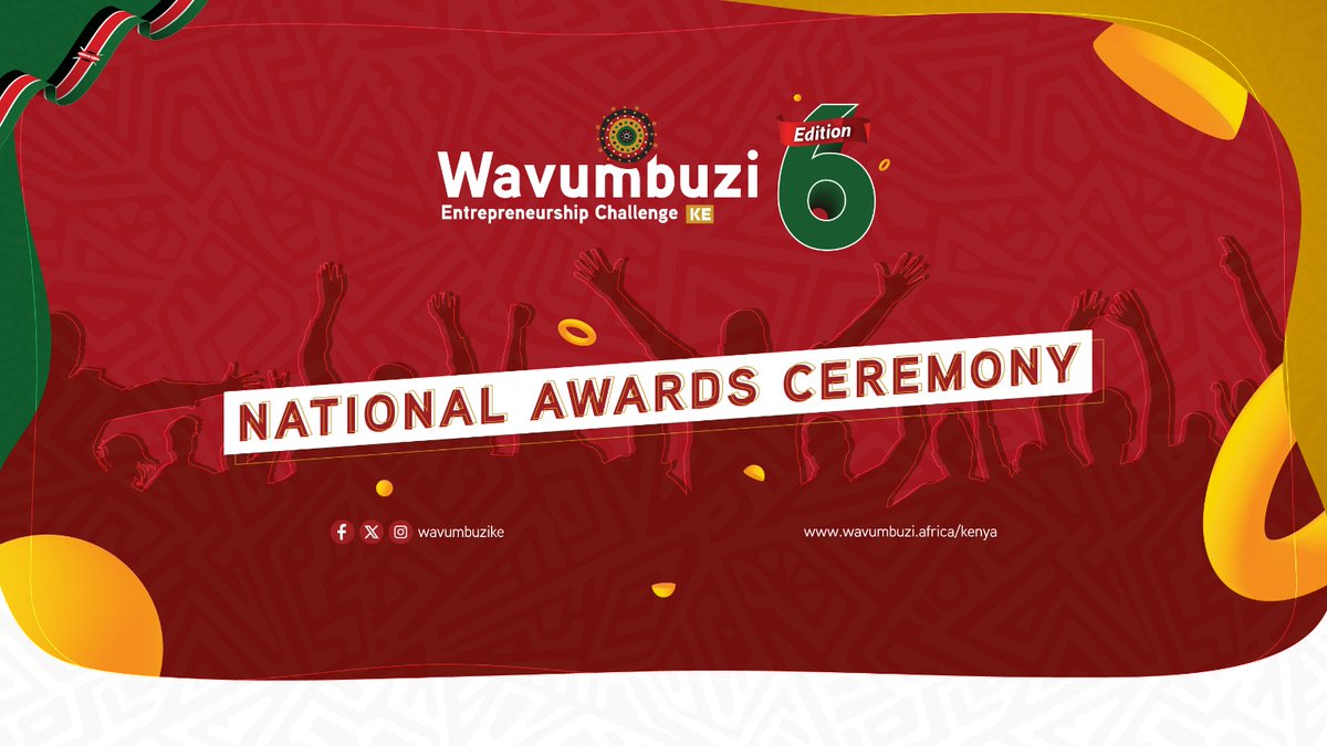It is D-Day!!
Join us as we celebrate top-performing counties, schools, teachers &amp; learners at the Wavumbuzi National Awards Ceremony.
Date: Today, Friday, 1st August 2025
Time: 2:00–5:00 PM (EAT)
Here is a link to follow through the ceremony: bit.ly/46zya6H