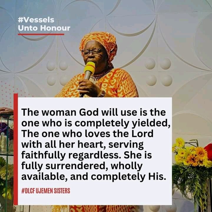 To be an instrument in God’s hands, we must be yielded, moving in obedience to His bidding. That is where true fulfillment is found.

#dlcfujemen
#dailyquotes