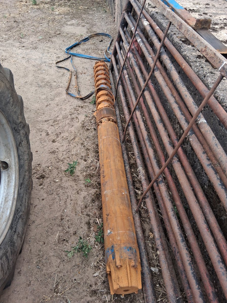 Not a good year for the borehole pump to go. Had a spare reconditioned one in storage but that won't run either. Struggling to source another one, it's a Pleuger, star-delta type if anyone knows to one.