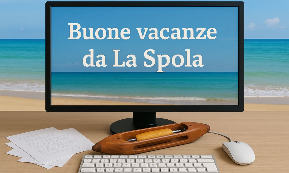 Appuntamento al 25 agosto da <a href="/LaSpola1/">La Spola</a>  con l'augurio di buone ferie!
tinyurl.com/2ybfja5u