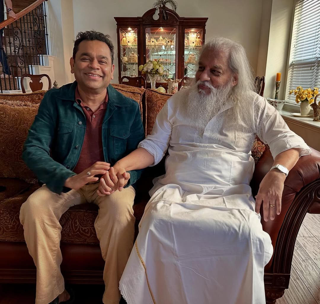 arrahman's tweet image. Met my childhood favourite at his place at #dallas #yesudas …amazed at his research work and love for Indian classical (Carnatic) music !!