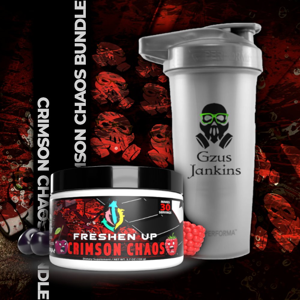 Freshen Up Energy (@drinkfreshenup) on Twitter photo 🚨 NEW CREATOR SHAKER DROP 🚨
The Crimson Chaos Bundle has officially landed 😤💀 (Inspired by <a href="/GzusJankins/">Gzus Jankins</a>)
Raspberry + Black Cherry ⚡
0 Sugar. 160mg Caffeine. 30 Servings.
the exclusive Gzus Jankins 28oz Shaker 🧢
🔥 BUNDLE + SINGLE SHAKER AVAILABLE NOW 🔥
Only while 🚨 NEW CREATOR SHAKER DROP 🚨
The Crimson Chaos Bundle has officially landed 😤💀 (Inspired by <a href="/GzusJankins/">Gzus Jankins</a>)
Raspberry + Black Cherry ⚡
0 Sugar. 160mg Caffeine. 30 Servings.
the exclusive Gzus Jankins 28oz Shaker 🧢
🔥 BUNDLE + SINGLE SHAKER AVAILABLE NOW 🔥
Only while