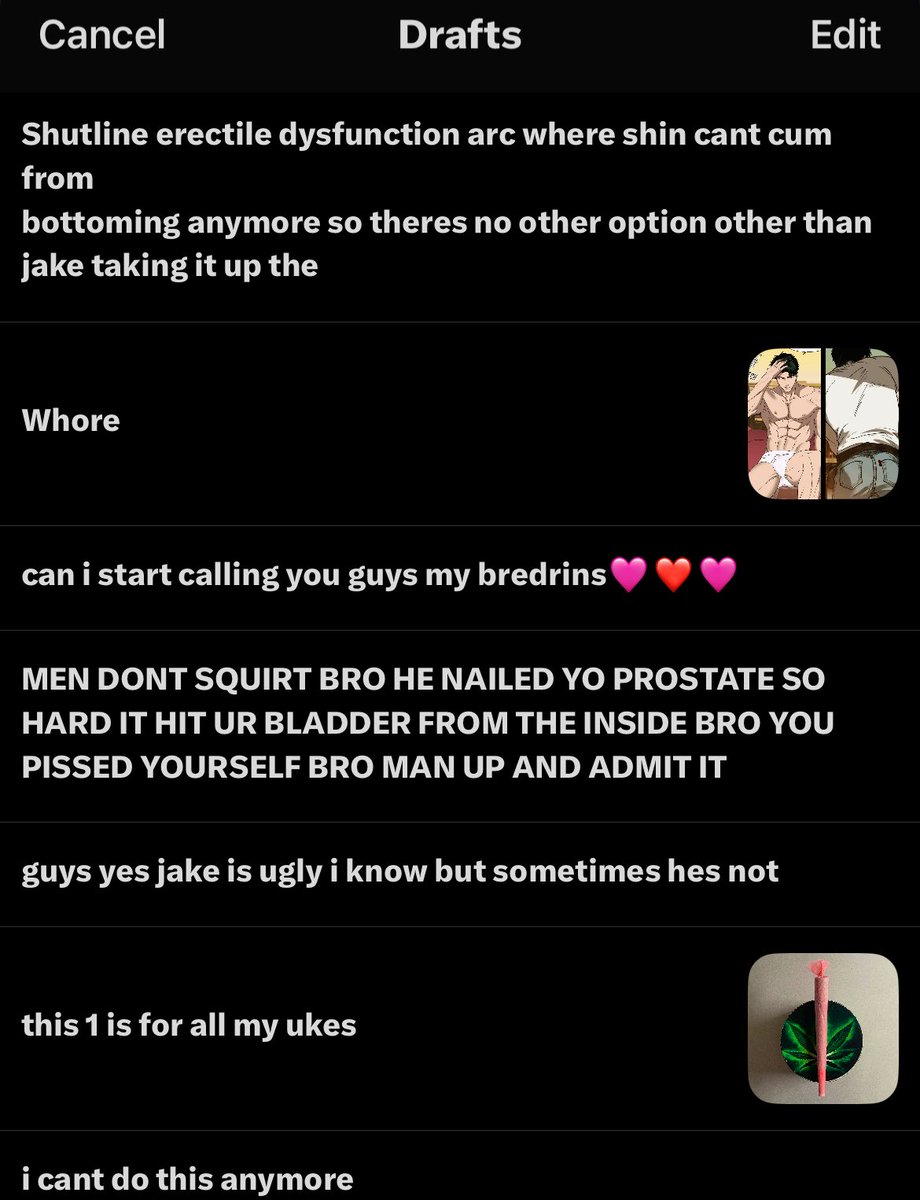 xSTUPiDxANG3Lx's tweet image. drafts reveal. which one is your favourite #TagUrself