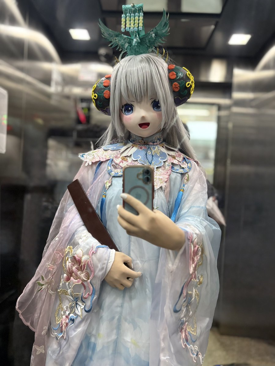 坐電梯能坐上南天門嗎？
#冥戰錄 
#林默娘 
#kigurumi  
#着ぐるみ