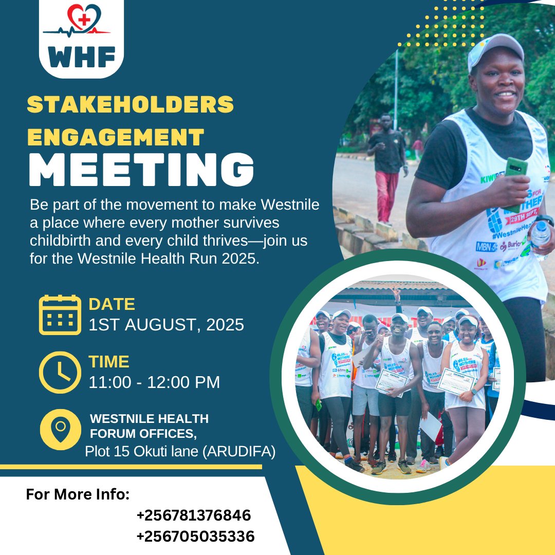 Westnile Health Forum (@wnhealthforum) on Twitter photo Stakeholders Engagement Meeting underway at our offices in <a href="/AruaCityUg/">Arua City Council</a> as we chart the way forward for #WestnileHealthRun2025 and launch the Westnile MamaCare Project Consortium—uniting for maternal and child health in the region. #Miles4Mothers #MakeWestnileGreatAgain Stakeholders Engagement Meeting underway at our offices in <a href="/AruaCityUg/">Arua City Council</a> as we chart the way forward for #WestnileHealthRun2025 and launch the Westnile MamaCare Project Consortium—uniting for maternal and child health in the region. #Miles4Mothers #MakeWestnileGreatAgain