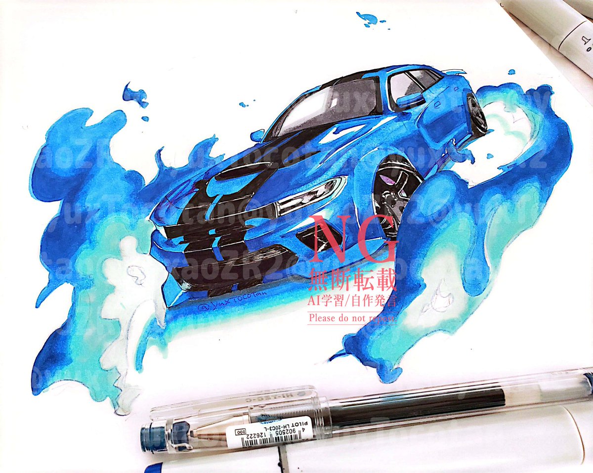 AoyayuxTcT2's tweet image. 描いたよ💙