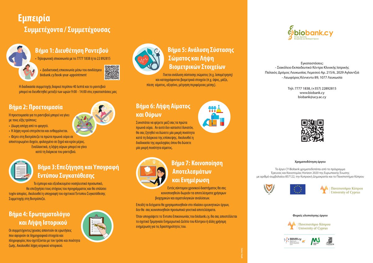 Επενδύουμε στη Βιοτράπεζα, επενδύουμε σε μια πιο υγιή Κύπρο!

#biobankcy #H2020 #EU2020 #UCY #biobank #Cyprus Πανεπιστήμιο Κύπρου | University Of Cyprus