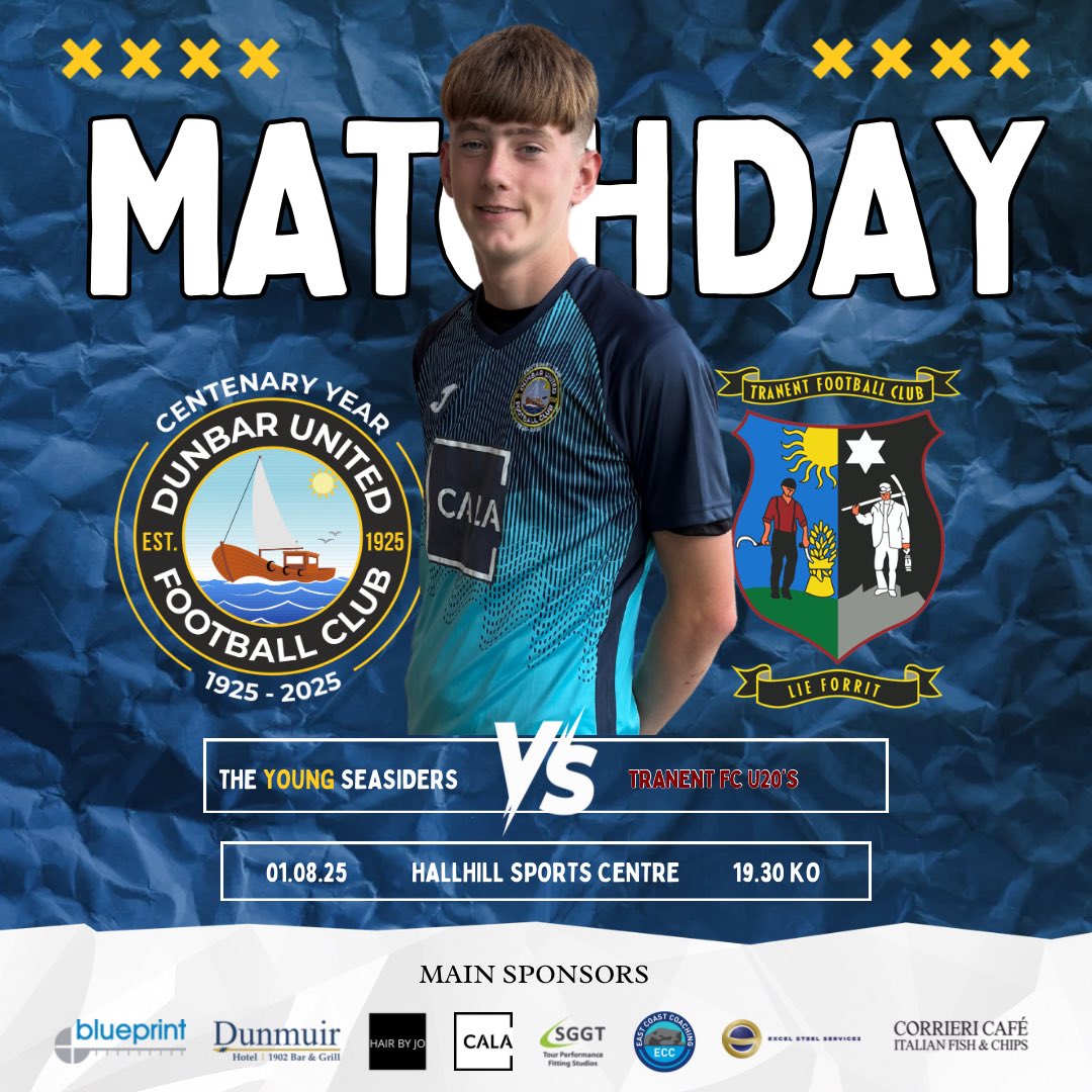 ⚽️| 𝐌𝐀𝐓𝐂𝐇 𝐃𝐀𝐘

Tonight, we host Tranent FC 20s in a local derby, as our pre-season campaign continues.

🆚 <a href="/TranentFC20s/">Tranent FC U20s</a> 
🤝 Friendly Match
📅 Friday 1st August
🏟️ Hallhill Sports Centre 3G
⏰ 19:30 KO
💰 FREE Entry
🧃 <a href="/HallhillSports1/">HallhillSportscentre</a> OPEN

⬇️🧵