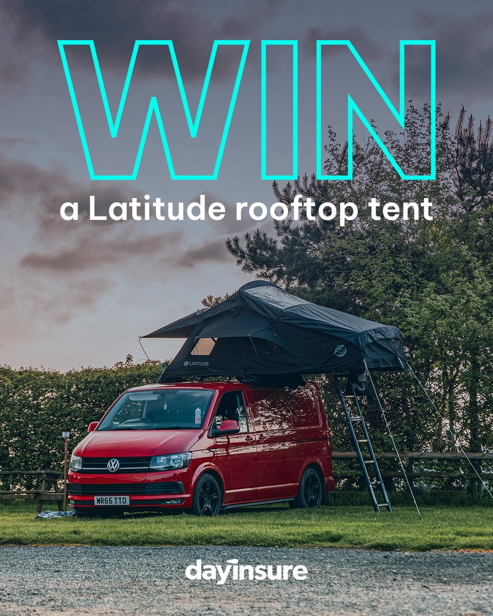 #WIN a Latitude Pioneer rooftop #tent 🏕️🚗✨

All you need to do is get a no-obligation quote using this link, and you’ll be automatically entered into our prize draw! bit.ly/419Bxh5

⏳ Competition closes at 23:59 on 31/08/2025.
Terms and conditions apply.
#competiton