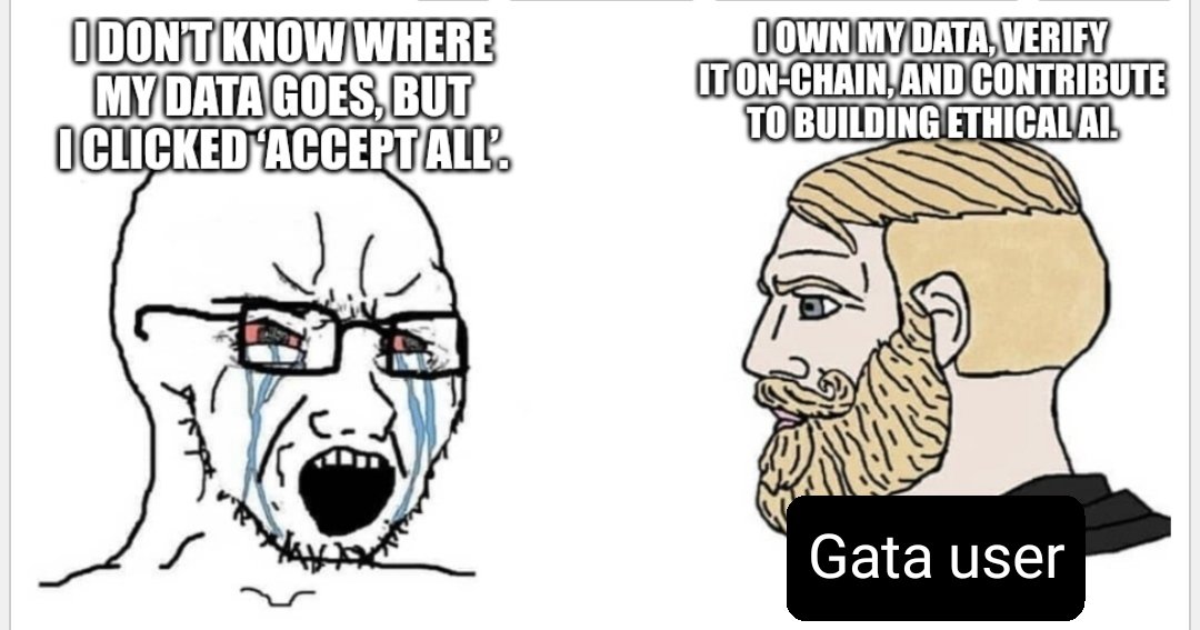 pavaardzzz's tweet image. When you hand over your information without charge versus when you possess the infrastructure of ethical AI 🧠 

@Gata_xyz isn’t merely a platform; it’s a social revolution.

@Gata_xyz x @Galxe

#Gata #OwnYourData #DecentralizedAI #AIRevolution