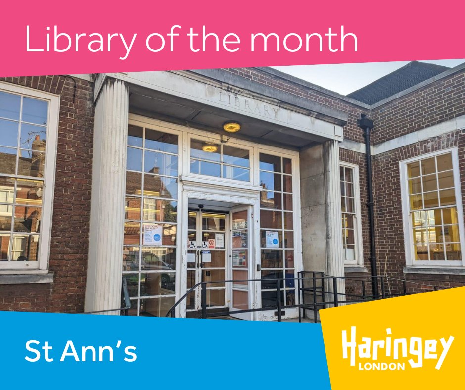 Haringey Council (@haringeycouncil) on Twitter photo π St Ann's is our #LibraryOfTheMonth for August!
Check back throughout the month for content highlighting everything that is great about this cherished library and community hub.
Find out more about our <a href="/haringeylibrary/">Haringey Libraries</a> service: haringey.gov.uk/libraries
#LoveYourLibraries π St Ann's is our #LibraryOfTheMonth for August!
Check back throughout the month for content highlighting everything that is great about this cherished library and community hub.
Find out more about our <a href="/haringeylibrary/">Haringey Libraries</a> service: haringey.gov.uk/libraries
#LoveYourLibraries