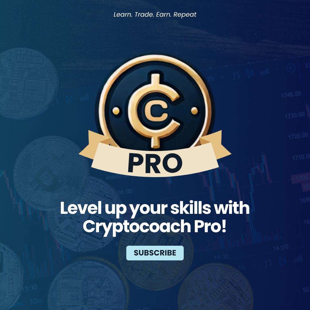 cryptocoach_co's tweet image. 📈 Tired of winging it?
CryptoCoach Pro is where traders go to get serious — with real signals, tools, and guidance.
Upgrade your strategy today.

#CryptoCoachPro #LevelUpYourTrading