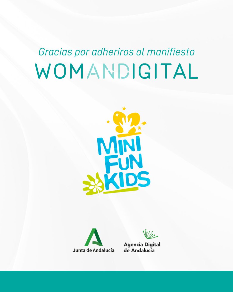 WomANDigital (@womandigital_) on Twitter photo Las redes se van tejiendo 🕸️ y los círculos se van cerrando 🔄
<a href="/minifunkids/">MiniFunKids</a> está fundada por nuestra #ReferenteWD y #WomANDigital María Jesús Garrido 🔝 y su entidad suma también así su compromiso con nuestro #ManifiestoWD y #WomANDigital
Y si tú también crees en que la Las redes se van tejiendo 🕸️ y los círculos se van cerrando 🔄
<a href="/minifunkids/">MiniFunKids</a> está fundada por nuestra #ReferenteWD y #WomANDigital María Jesús Garrido 🔝 y su entidad suma también así su compromiso con nuestro #ManifiestoWD y #WomANDigital
Y si tú también crees en que la