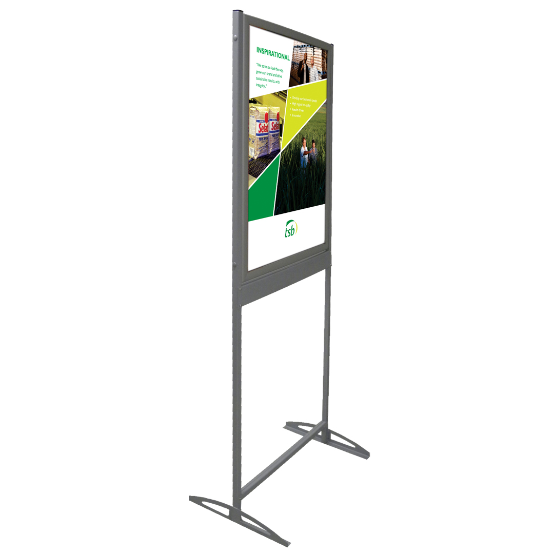 IdealdisplaysZA's tweet image. Indoor Poster Stand Options 1 Options – we manufacture a standard range and can also manufacture to your requirements including full colour print.
- A1 Free Stand 1000
- A1 Free Stand 1900
- A1 Free Stand
- A1 Free Stand 2
#Idealdisplaysza #PosterStand #PosterPrint #Partition
