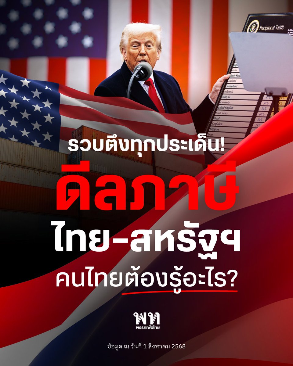 🇹🇭ไทย - สหรัฐฯ 🇺🇸 ปิดดีลภาษีที่ 19% คนไทยยังต้องกังวลอะไรอยู่หรือไม่?
📌 ข้อเสนอหลักจากประเทศไทย

ไทยเสนอให้ลดภาษีนำเข้าสินค้าจากสหรัฐฯ กว่าหมื่นรายการ ฟังดูน่ากลัว แต่ความจริงการเจรจานี้อยู่ในระดับเดียวกับ FTA ที่ไทยมีอยู่แล้วทั้งหมด 18 กลุ่ม