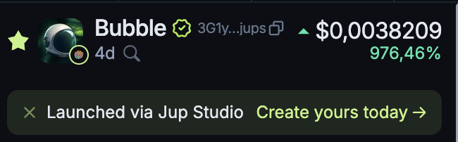 The Bubbleheads 🫧 (@thebubble_heads) on Twitter photo We are now marked verified on <a href="/JupiterExchange/">Jupiter (🐱, 🐐)</a>
Please put on your Bubbleheads pfp!
Thank we are in the good hands <a href="/jup_studio/">Jup Studio</a> We are now marked verified on <a href="/JupiterExchange/">Jupiter (🐱, 🐐)</a>
Please put on your Bubbleheads pfp!
Thank we are in the good hands <a href="/jup_studio/">Jup Studio</a>