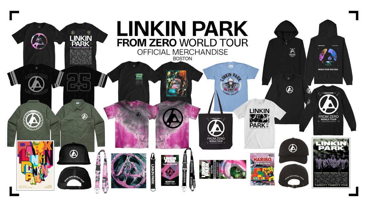 Official From Zero World Tour Merchandise available today in Boston at TD Garden.