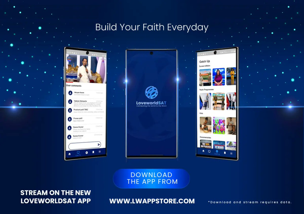 lwsat's tweet photo. 📲 Build Your Faith Every Day – Anytime, Anywhere!

💙 Download now from:
🔗 https://t.co/L2QA2Pfqri
Your faith-building journey just got easier!

#LoveworldSAT #FaithOnTheGo #StreamAnywhere #ChristianTV #BuildYourFaith #DownloadNow #LWSATApp #StayConnected https://t.co/Tm1nskcjCV