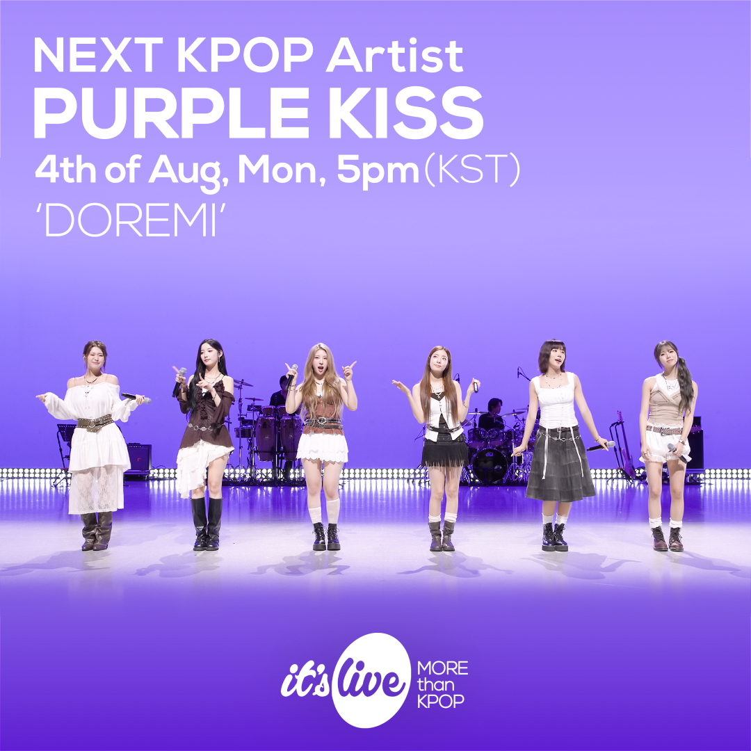 itsLIVEofficial's tweet photo. <COMING UP NEXT>
#퍼플키스 - #DOREMI
#PURPLE_KISS - DOREMI
@RBW_PURPLEKISS

#잇츠라이브 #KPOP #itsLive https://t.co/C7jq4vdB23