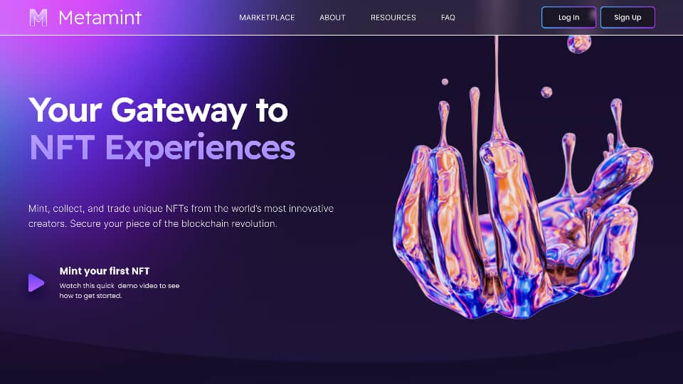dajyno's tweet image. Design should speak to the user. It should evoke in them the need to take action. 

Here&apos;s a snippet of an ongoing NFT website. 

Send a DM, let&apos;s discuss your design needs