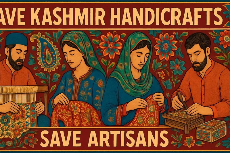 irfan_gul_i's tweet image. Preserving Kashmir’s timeless craft!

The Dept. of Handicrafts &amp;amp; Handloom, #Kashmir, issues a public advisory urging buyers, especially tourists—to beware of fake, machine-made items sold as genuine Kashmiri art. Support real artisans. Choose authenticity.

 #KashmirCraft