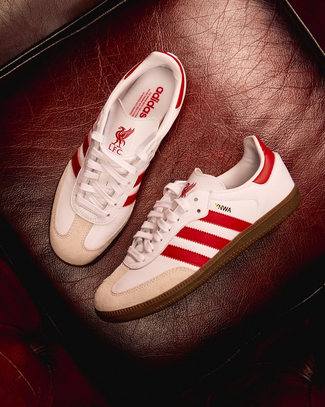 Liverpool FC × adidas Originals Samba New Adidas Samba X Liverpool FC now available 👟 #liverpool