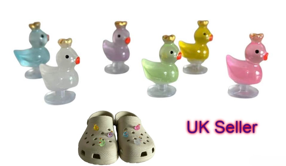 Check out 6 x Clog Shoe Charms for Crocs Colourful Rubber Ducks with Crowns UK Seller 🇬🇧 ebay.us/m/yiAmQl #eBay via <a href="/eBay_UK/">eBay UK</a>