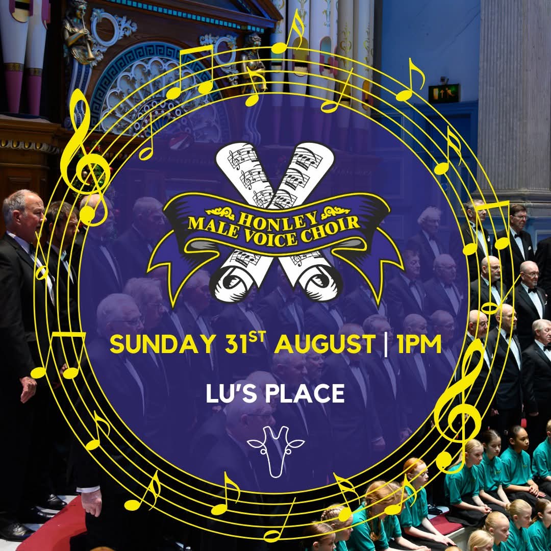 Honley MVC (@honleymvc) on Twitter photo 🎶Join members of Honley MVC at Lu’s Place, Meltham on Sun 31 Aug! Two sets of rich vocals between 1–2:30pm. A Sunday of harmony & connection 🎟️LIVE MUSIC - HONLEY MALE VOICE CHOIR - Lusplace.co.uk
#HMVC #LiveMusic #MelthamEvents #LuVibes 🎶Join members of Honley MVC at Lu’s Place, Meltham on Sun 31 Aug! Two sets of rich vocals between 1–2:30pm. A Sunday of harmony & connection 🎟️LIVE MUSIC - HONLEY MALE VOICE CHOIR - Lusplace.co.uk
#HMVC #LiveMusic #MelthamEvents #LuVibes