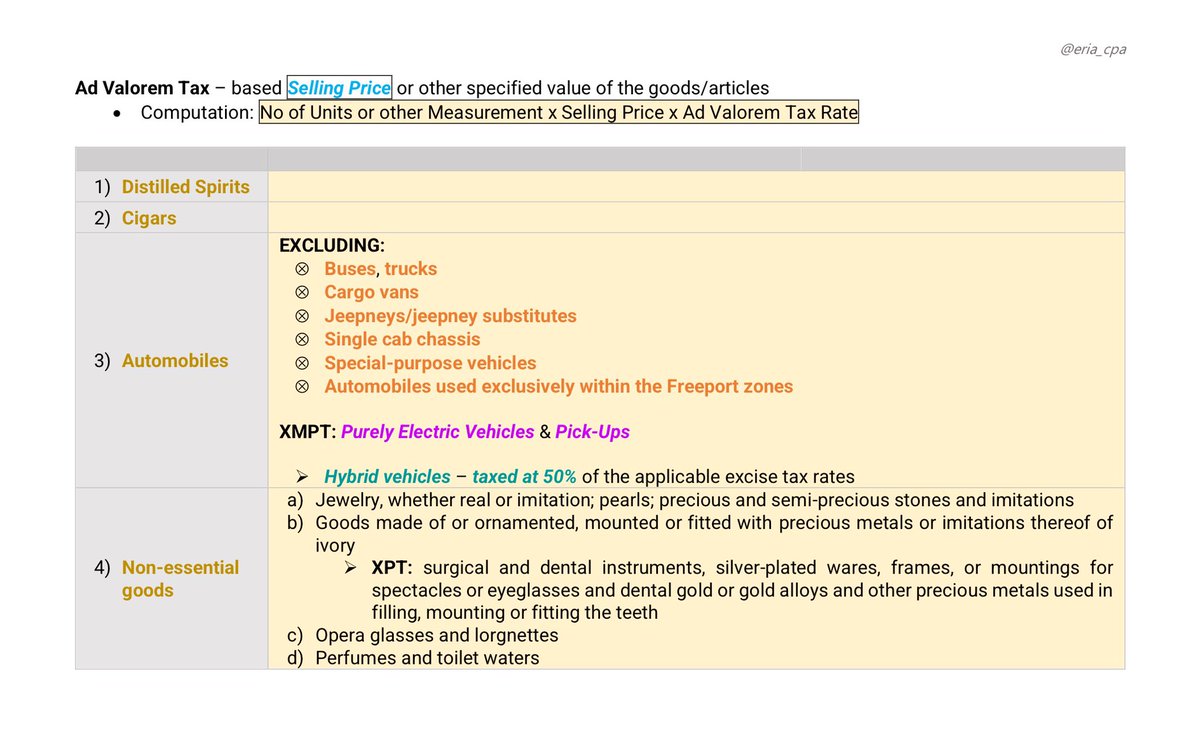 🗒️ TAX: Excise Tax

✨ Ref: Pinnacle &amp; Tabag
✨ Size: 5 x 8 Index Card
✨ PDF: drive.google.com/file/d/1ZqdSyO…