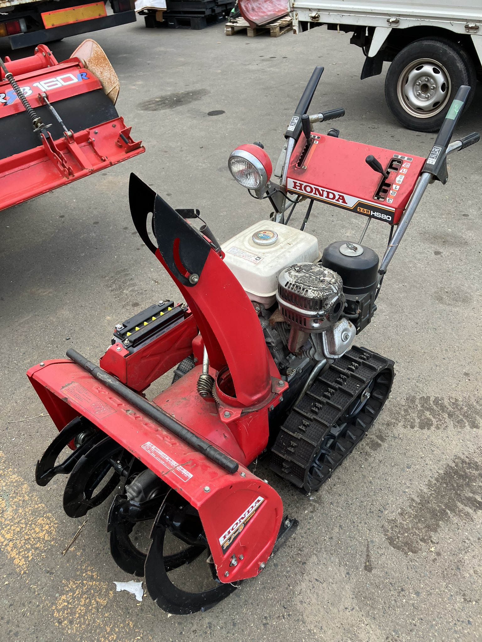 ホンダ スノーラ HS80 セル付き 除雪機 実働 長野県北部より