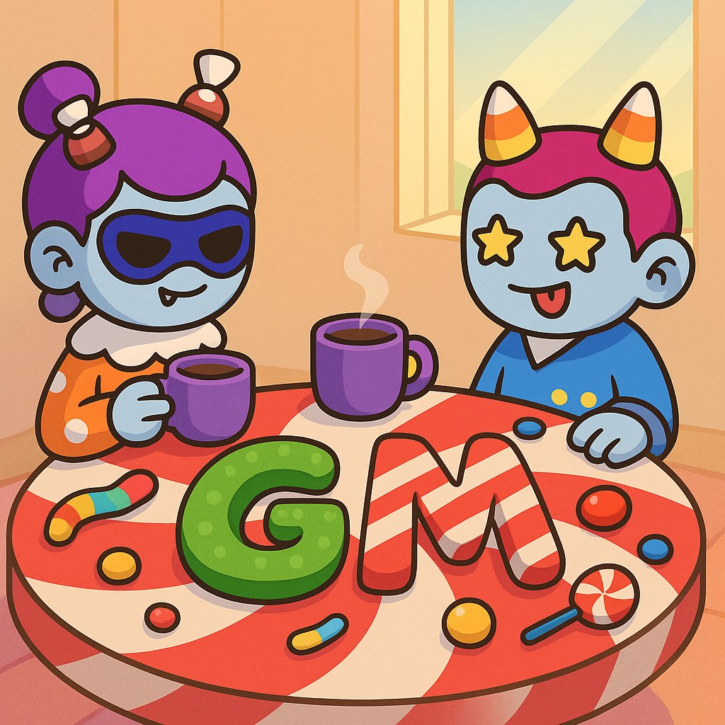 GM <a href="/Aptos/">Aptos</a> fam. 

New month. New milestones. New flavor.

Starting the month with sweet moves. 🍬