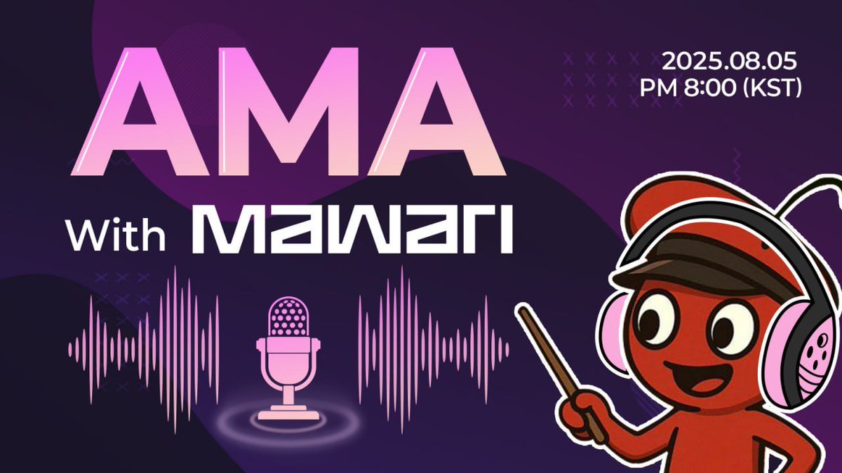 📌 Mawari AMA with Fireant <a href="/mawariXR/">Mawari</a> 

🗓 일정 : 24일 목요일 9시
 
✔️ 마와리는 3D 공간 컴퓨팅 기반의 AI + XR 스트리밍 인프라입니다. AI와 실시간으로 상호작용하는 XR 3D 콘텐츠가 DePIN을 통해 실시간 스트리밍도 가능하게 합니다. 

✔️ AMA 참여방법
1. 불개미 Crypto 채널 입장  : 채널링크