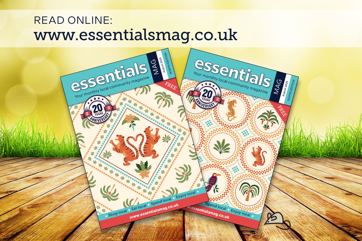EssentialsMAG1's tweet image. The August editions of EssentialsMAG are out now!
Delivered to 15,500 homes across Wrexham &amp;amp; Cheshire villages, packed with local stories, events &amp;amp; community news. Read online: essentialsmag.co.uk
#Wrexham #EssentialsMAG #SupportLocal