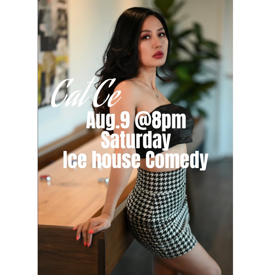 Cat Ce (@catce2019) on Twitter photo See you Aug.9 <a href="/theicehousecc/">The Ice House</a> šfor a Saturday night fun & comedy showclix.com/event/cat-ce-0⦠See you Aug.9 <a href="/theicehousecc/">The Ice House</a> šfor a Saturday night fun & comedy showclix.com/event/cat-ce-0ā¦