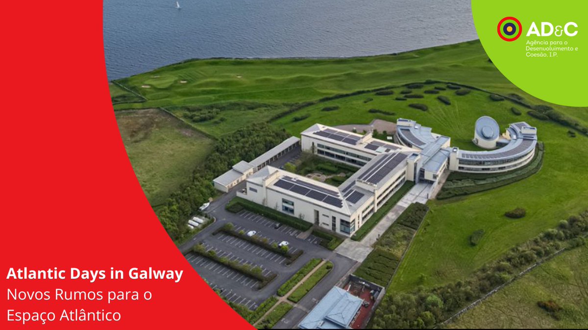 AD&C-Agência para o Desenvolvimento & Coesão, I.P. (@adecoesao) on Twitter photo O Evento Anual <a href="/AtlanticArea/">Interreg Atlantic Area</a> reúne em Galway 🇮🇪 parceiros e autoridades para definir o futuro da cooperação e do desenvolvimento sustentável na região.
Em parceria com a Conferência da Plataforma do Atlântico (Sinergias Azuis).
🔗 tinyurl.com/atlantic-area-… O Evento Anual <a href="/AtlanticArea/">Interreg Atlantic Area</a> reúne em Galway 🇮🇪 parceiros e autoridades para definir o futuro da cooperação e do desenvolvimento sustentável na região.
Em parceria com a Conferência da Plataforma do Atlântico (Sinergias Azuis).
🔗 tinyurl.com/atlantic-area-…