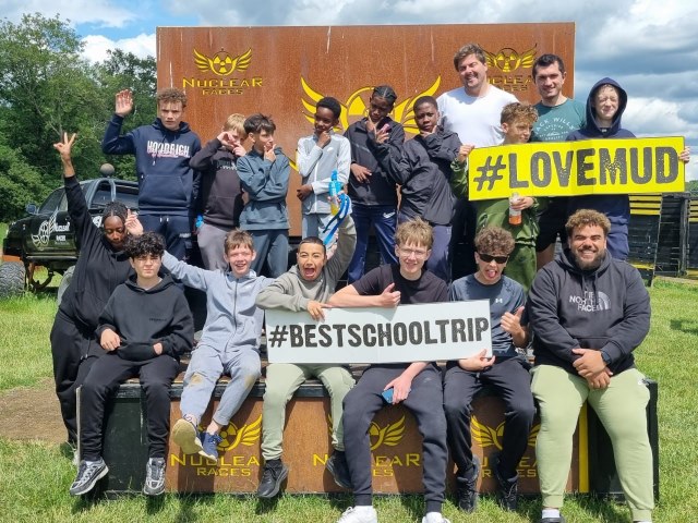 HatchEndHigh's tweet image. Our Year 8 boys tackled the muddy, action-packed Nuclear Races in Essex as part of the School of Hard Knocks rugby programme 🏉

Well done to all involved — we’re proud of you! 👏
#HatchEndHigh #NuclearRaces #SchoolOfHardKnocks #Resilience #Teamwork #Year8Challenge