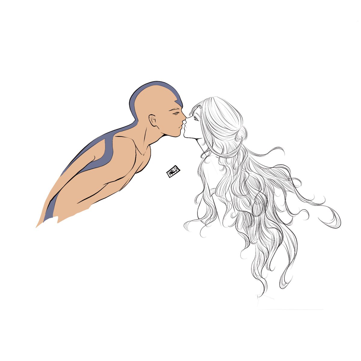 wrld000000's tweet image. missing my kataang and jinko doodles #avatar #atlas