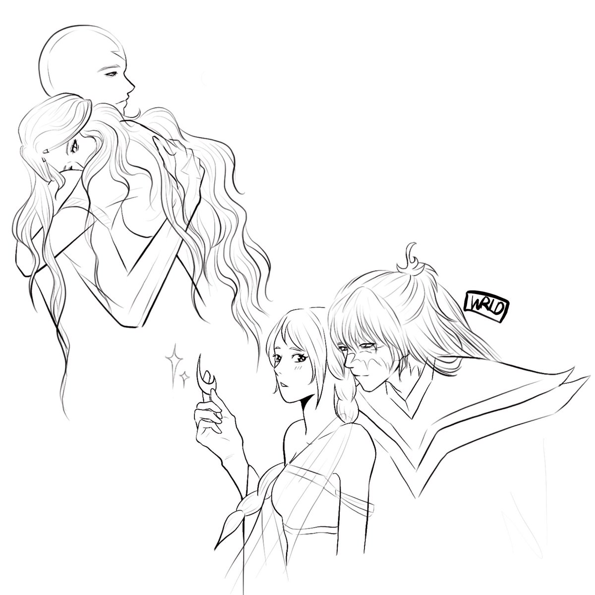 wrld000000's tweet image. missing my kataang and jinko doodles #avatar #atlas